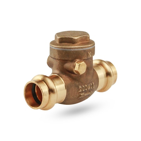 Everflow Press Swing Check Valve, Cast Brass 1-1/2" 400R112-NL